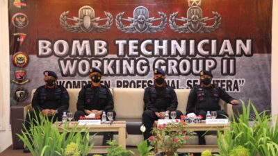 Optimalisasi Kompeten dan Profesional Dalam Tugas, Dansat Brimob Polda Sumut Buka Seminar Bomb Technician Working Group