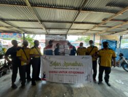 PT Pertamina Hulu Energi ( PHE ) Siak  Menyalurkan Bantuan Paket Sembako Kepada Puluhan Wartawan Yang Bergabung di Komunitas Wartawan Cinta Indonesia ( KWACI ) Kabupaten Rokan Hilir