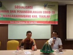 DPD POROS RAKYAT TAKALAR Sosialisasi Penanganan Covid 19 wajar dan masih dibutuhkan.