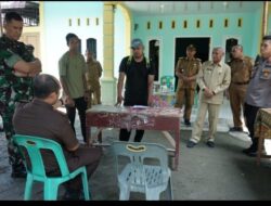 Dandim 0208/AS letkol Inf Franky susanto SE bersama Fokopimda Asahan Tinjau Kesiapan Pelaksanaan Pilkades