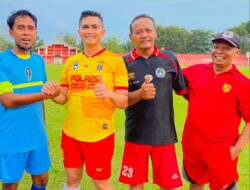 Tim POP Polres Asahan Tekuk Wartawan Asahan FC Dengan Skor 4-0