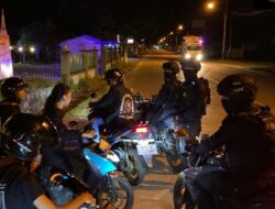 CEGAH GANGGUAN KEAMANAN DAN BALAPAN LIAR, TIM SUS MERPATI POLRES SINGKAWANG LAKSANAKAN PATROLI