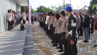 Ratusan Personel Gabungan TNI-POLRI Amankan Eksekusi Lahan Di Parit Haji Husin 2