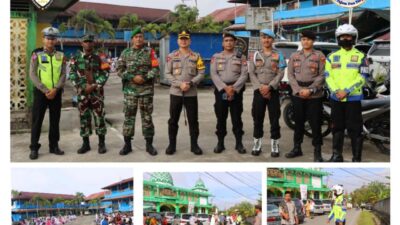 Kapolres Sintang Monitor Pengamanan Sholat Idul Fitri Yang Digelar Muhammadiyah