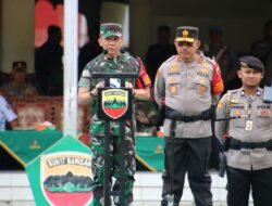Pangdam I/BB Pimpin Apel Gelar Pasukan PAM VVIP Kunker RI-2 di Padang