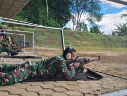 Pangkalan TNI AU Harry Hadisoemantri Laksanakan Latihan Menembak Laras Panjang Dan Laras Pendek