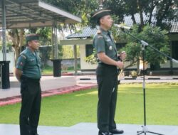 Jam Komandan, Dandim 0204/DS Ingatkan Prajurit Jaga Penampilan di Masyarakat