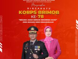 Kapolres Sintang Ucapkan HUT Ke-78 Korps Brimob Polri