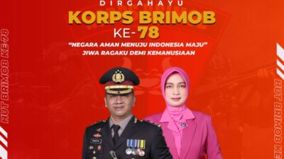 Kapolres Sintang Ucapkan HUT Ke-78 Korps Brimob Polri