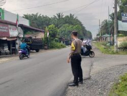 Ciptakan Situasi Kamsertibcarlantas, Polsek Bandar Pulau Patroli Pagi