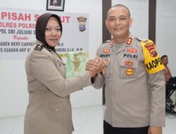 Pisah Sambut Wakapolres dan Kasat Lantas, Ini Pesan Kapolres Asahan