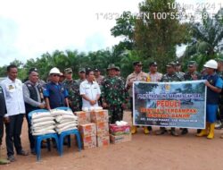 Kolaborasi dengan Upika, Danramil 0321-05/RM Pimpin Apel Kesiapan Penanggulangan Banjir di Bangko Pusako