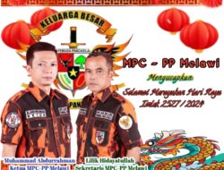Ketua MPC-PP Melawi, dan Keluarga Besar Pemuda Pancasila Mengucapkan Selamat Hari Raya Tahun Baru Imlek 2527 Kongzili 2024