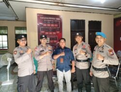 Polsek Kuantan Mudik Laksanakan Pengamanan Gudang Logistik Pemilu 2024 Kecamatan Kuantan Mudik