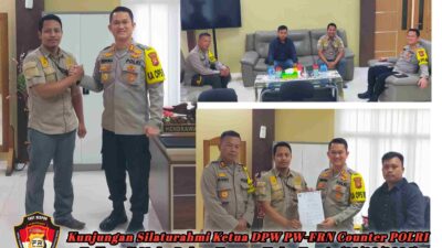 Silahturahmi Ketua DPW PW-FRN Counter Polri Kalbar di Mako Polres Kapuas Hulu: ini Harapan AKBP Hendrawan, S.I.K., M.H