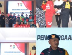 Dansat Brimob Polda Sumut Berikan Penghargaan Kepada Atlit Inkanas yang Berprestasi