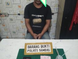 Satresnarkoba Polres Sambas Berhasil Amankan Pengeda Shabu