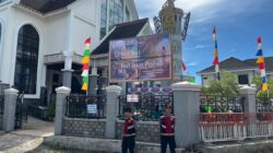 Polres Melawi Bersama Polsek Jajaran Amankan Perayaan Misa Hari Raya Paskah 2024