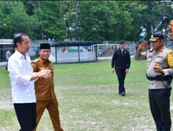 Kapolres Tanjung Balai Sambut Kedatangan Presiden RI Joko Widodo