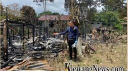 Polres Melawi Lakukan Penyelidikan Penyebab Kebakaran Rumah di Desa Tanjung Lay