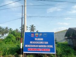 Sat Resnarkoba Polres Tanjung Balai Pasang Sepanduk Dan Baliho Himbauan