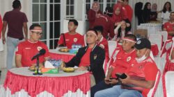 Dukung Timnas, Polres Asahan Nobar Semi Final AFC U23 Asian Cup