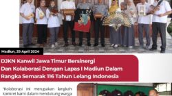 DJKN Kanwil Jawa Timur Bersinergi Dan Kolaborasi Dengan Lapas I Madiun Dalam Rangka Semarak 116 Tahun Lelang Indonesia