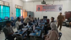 Polres Tanjung Balai Laksanakan Pengamanan Tes Tertulis (CAT) Panwascam