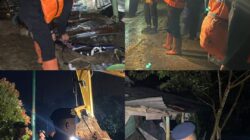 Personel Batalyon C Pelopor Sat Brimob Polda Sumut Bantu Masyarakat Terdampak Banjir Bandang dan Longsor di Sipirok