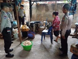 Peningjatan Ekonomi Nasional, Satuan Binmas Polres Asahan Kunjungi Rumah Pelaku UMKM