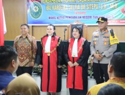 Kapolres Tanjung Balai Hadiri Pengambilan Sumpah dan Jabatan Wakil Ketua Pengadilan Negeri