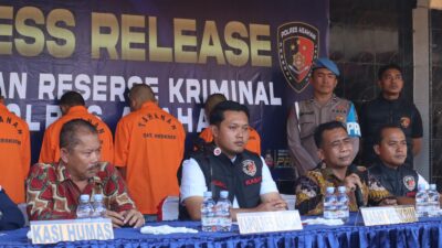 SATUAN RESERSE KRIMINAL POLRES ASAHAN PRESS RELEASE UNGKAP KASUS