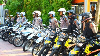 Polres Gresik Gelar Apel Pasukan Operasi Zebra Semeru 2024