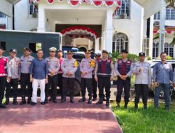 Polres Asahan Lakukan Pengamanan Saat Acara Pelantikan Presiden Dan Wakil Presiden Ri Terpilih Priode 2024-2029