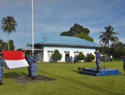 Upacara Pengibaran Bendera 17-an Bulan November di Lanud Harry Hadisoemantri